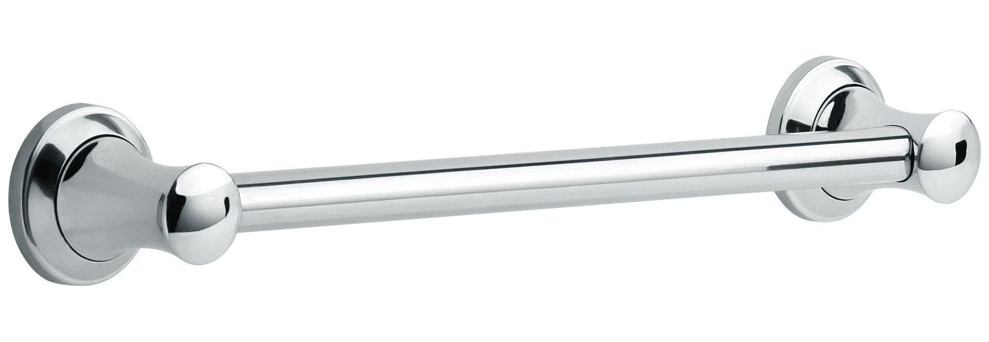 Delta Transitional Decorative ADA 18″ grab bar in polished chrome
